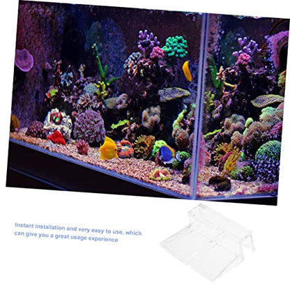GALPADA 16pcs Fish Tank Lid Supports Easy Install Acrylic Cover Racks for Aquariums Sturdy Holders for Tank Lids Safe for Fish and Pets Convenient Cleaning Accessory