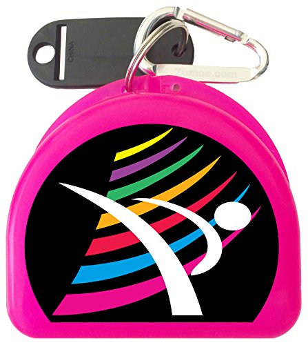 Martial Arts Mouth Guard, Case, Mouthguard Case, Retainer Case - Motion - color: Pink