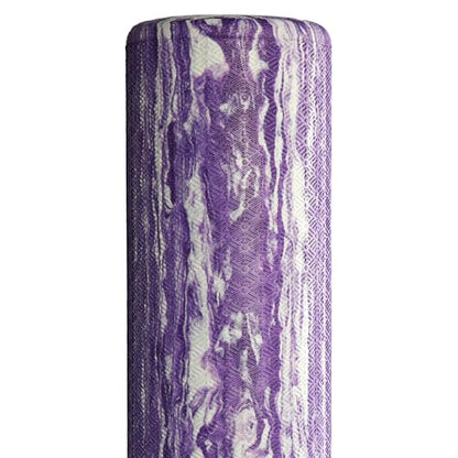 OPTP SMARTROLLER – Two-in-One Moderately Firm Foam Roller, Purple, 36"