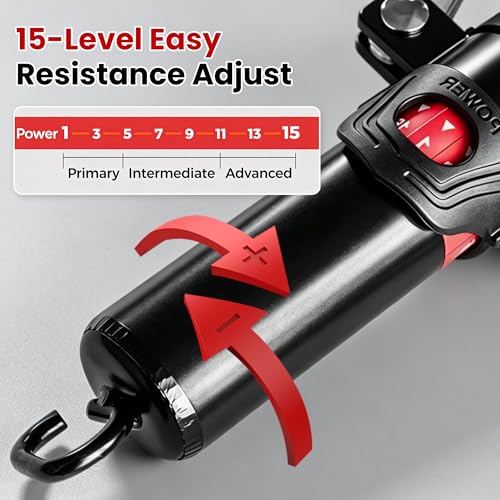 Training Twister Arm Trainer, 3 in 1 Hydraulic Power Chest Workout Equipment with Ab Roller Wheels and Hooks, 22-440lbs for Men Women, Home Gym Equipment for Full Body Strength Training