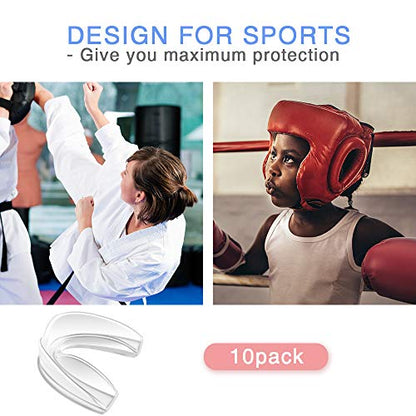 Coolrunner Mouth Guard Sports, 4 Pack Athletic Mouth Guards