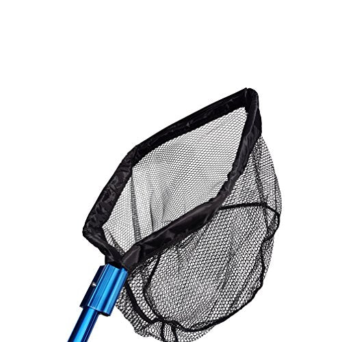 PondH2o Heavy Duty Pond Net 16 Inch (40cm) Head Size with 9 Ft (3 Metre) Telescopic Pole Built to Last for All Water Garden Jobs, for Pond Professionals Koi Fish Catching or Debris Skimming Net