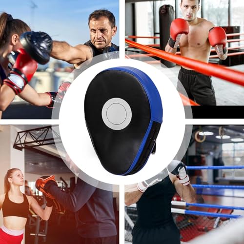 Boxing Pads Mitts Shock-Absorbing Kick Shield Boxing Equipment Training | Boxing Training Pads for Jiu-jitsu Kali Thai Karate Home Gym Club Boxing Equipment - color: Blue