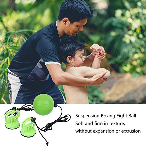 Boxing Reflex Ball for Hand Eye Coordination Training, PU Foam Speed Training Equipment with Adjustable Elastic Rope & Strong Suction Cup for Home Gym