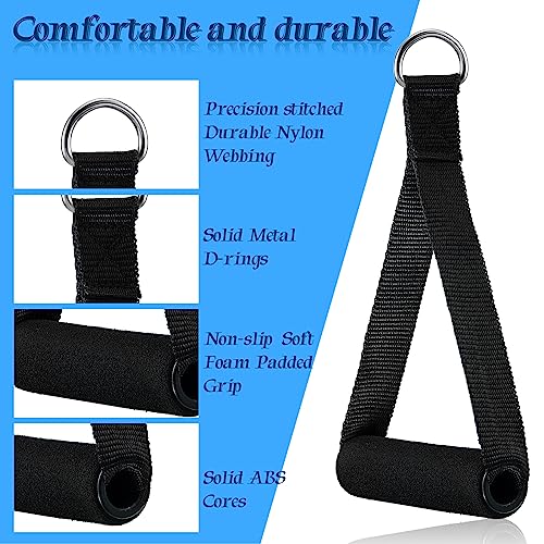 Sumind 16 Pcs Pcs Gym Resistance Bands Handles, for Exercise, Cable Machine