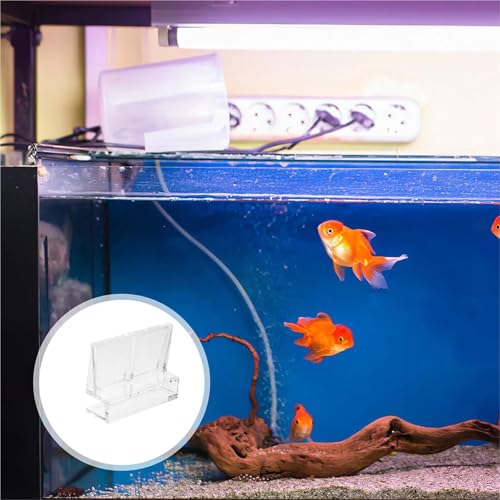 Aquarium lid Clips 12Pcs Aquarium Lid Holders Clear Acrylic Fish Tank Lid Clips Support Brackets for Rimless Glass Covers Fish Tank Clips