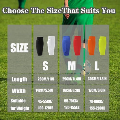 Soccer Shin Guards for Kids Youth Adult - color: White, size: Medium