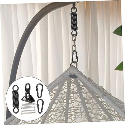Heavy Bag Hanger Set Stainless Steel Suspension Hooks for Boxing Hammocks Outdoor Use Adjustable Heavy Duty Shock Absorbing Design for Home Gym Playground