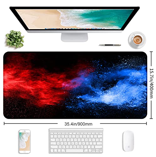 Colorful Starry Sky Mouse Pad, Office, Keyboard, Laptop, and Home Desk Pad | The Surface Of The Mouse Pad Is Designed With Fiber Woven Material, And The Base Is Made Of Natural Anti Slip Rubber. - color: Colorful Starry Sky