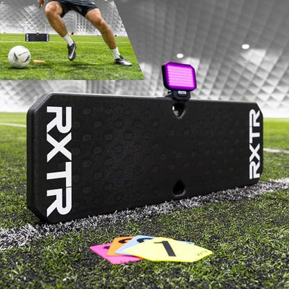 QuickPlay RXTR Pro Coach Soccer Rebounder Board & Smart Reaction Light