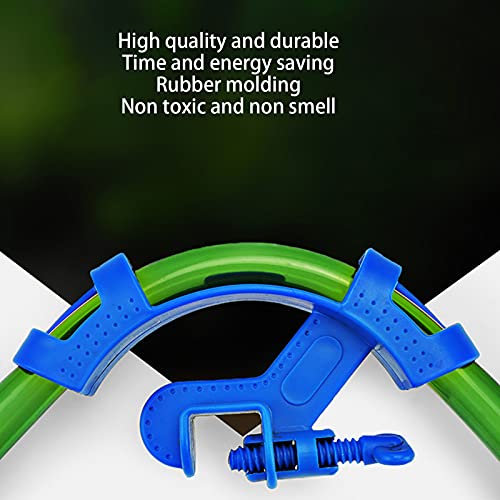GLOGLOW Hose Holder, Aquarium Water Pipe Tube Clamp Aquarium Mounting Clip Water Tube Pipe Clamp Holder Fish Tank Mounting Clips for Cleaning Water Changing