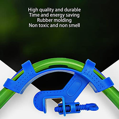 GLOGLOW Hose Holder, Aquarium Water Pipe Tube Clamp Aquarium Mounting Clip Water Tube Pipe Clamp Holder Fish Tank Mounting Clips for Cleaning Water Changing