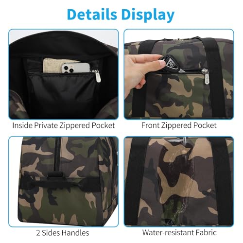 Apenze Small Gym Bag 14 inch Duffel Bag - color: Camouflage