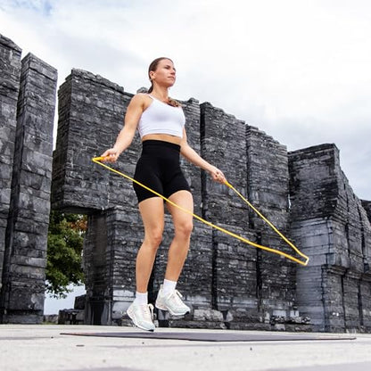 HONOR ATHLETICS Speed Rope, Skipping Rope - Best for Double Under, Boxing, MMA, Cardio Fitness Training Condition - Jump Rope - color: Yellow