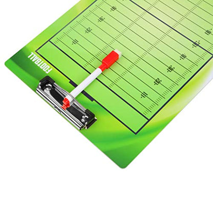 BETTERLINE Football Coaching Board Double Sided Dry Erase Clipboard Sports