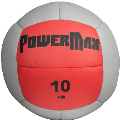 Gill Athletics PowerMax Soft Shelled Medicine Ball - Weighted Workout Ball, 14 Inch Diameter Med Ball, Medicine Balls for Exercise, Wall Ball for Strength Training - style: 10 LB