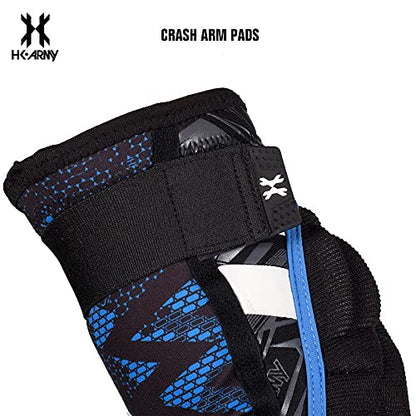 HK Army Crash Arm Pads - color: Black, size: Small-Medium