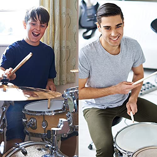 TENTOTEN Bass Drum Practice Pads, Folding Bass Pedal Practice Pad for Training - Real Feel High Density Rubber Rebound