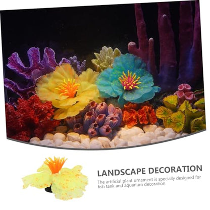 SEWACC Artificial Aquatic Plant Adornment Realistic Water Grass Model Lightweight Fish Tank Decor for Aquarium Landscape and Fish Tank Decoration