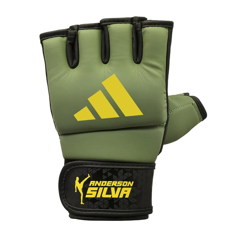 Adidas x Anderson Silva Everyday Use Training and Grappling Gloves - MMA Fight Style, PU Outer Shell, Tested and Designed by the Legend - size: X-Large