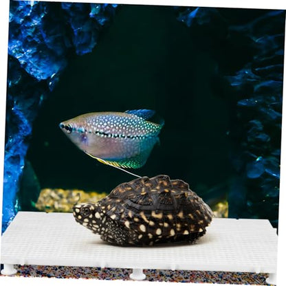 Yardwe 1set Aquarium Divider Mesh Panel for Fish Tank Isolation Reusable and Easy to Install for Fish and Turtle Basking Platform Includes Support