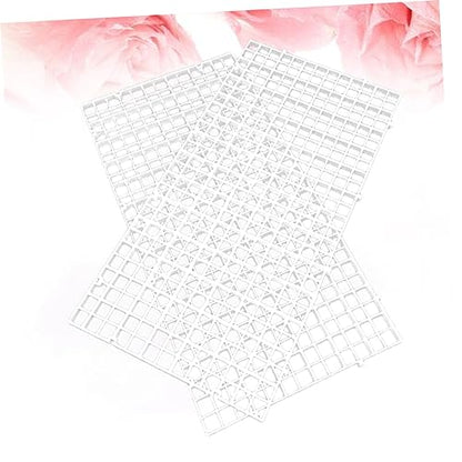 Kisangel 6pcs Fish Tank Divider Panels White Aquarium Isolation Lattice Plates for Breeding and Separation Easy to Install Suitable for Fish Tank Supplies and Bottom Filtering
