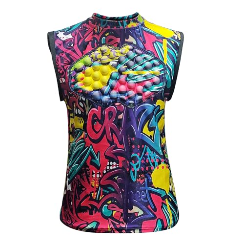 Topeter Baseball Chest Protector Shirt for Youth Kids, Heart Guard Sternum Protection Tank Tops for Goalies Catchers - size: Large, style: Padded