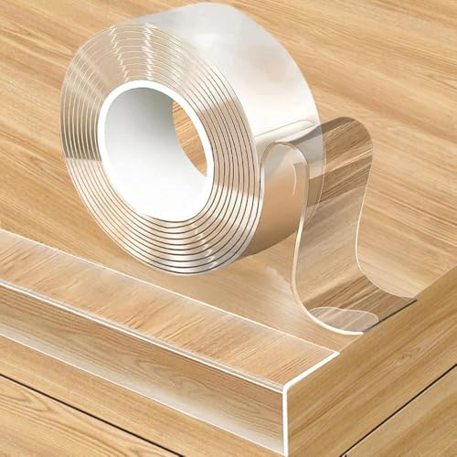 Baby Proofing Edge Protector for Kid Clear Edge Protector Strip Safety Corner Guards Child Proof Corner Bumper for Furniture 1.2in x 9.84ft - size: 1.2'' x 9.84' (thk: 1mm)