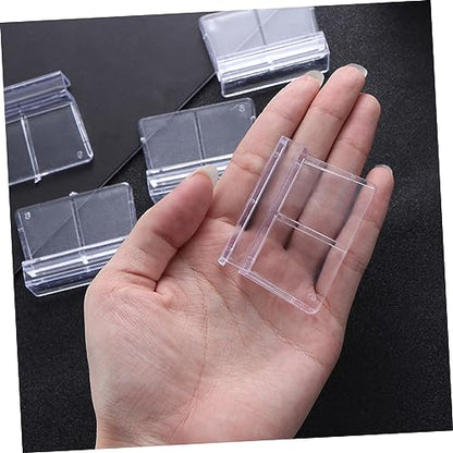 Happyyami Fish Tank Cover Support Brackets 20pcs Plastic Aquarium Bracket for 5-6mm Glass Tank Practical Aquarium Support Set