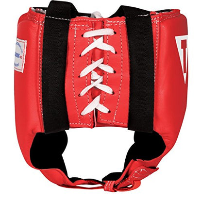 Title Boxing Amateur Competition Headgear (w/Cheeks) - Boxing Headgear, MMA Headgear, Sparring Gear, Headgear Boxing Sparring, Boxing Head Gear, Sparring Headgear, Muay Thai Headgear - color: Red, size: Medium