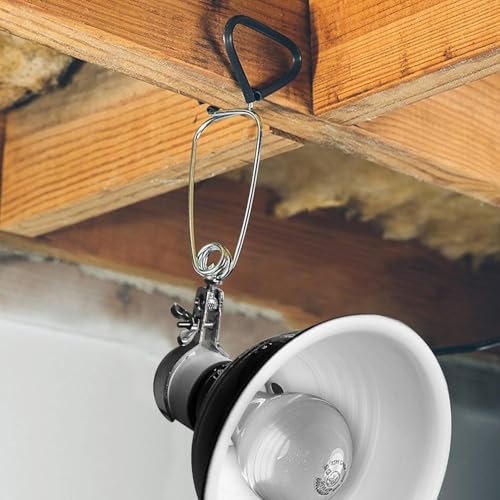 Simple Deluxe Reptile Clamp Dome Lamp, Equipped with 5.5-Inch Aluminum Reflector, Suitable for Amphibian Pet Terrariums Habitat (Without Bulb), 1 Pack, Black - size: 5.5 Inch (60 Watts), style: 1-Pack (Dome)