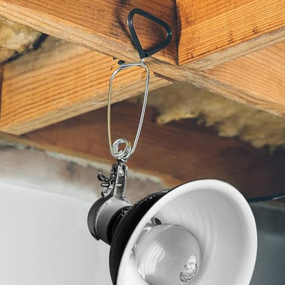 Simple Deluxe Reptile Clamp Dome Lamp, Equipped with 5.5-Inch Aluminum Reflector, Suitable for Amphibian Pet Terrariums Habitat (Without Bulb), 1 Pack, Black - size: 5.5 Inch (60 Watts), style: 1-Pack (Dome)