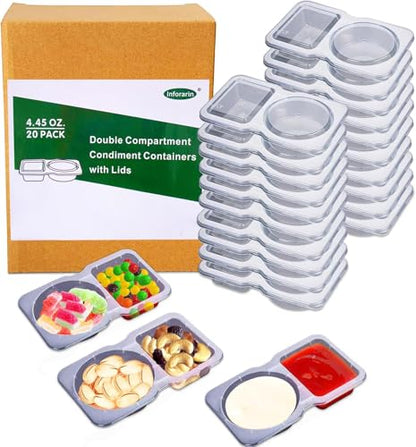 Odor Deodorizer Balls for Sneaker, 6 Pack Shoe Deodorizer Balls；20 Sets Disposable Condiment Container with Lid