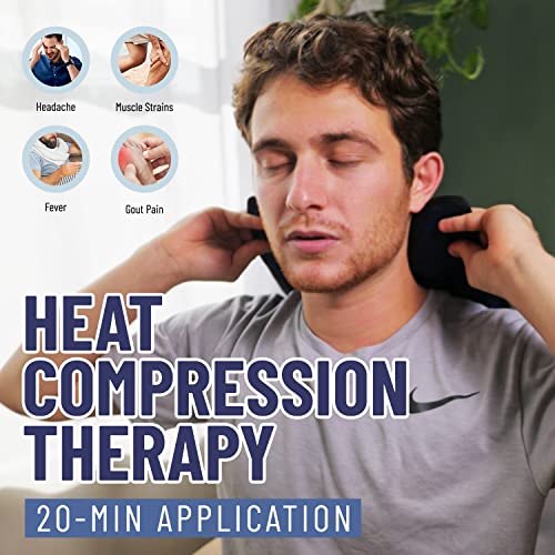 Glacial Comfort Large Gel Ice Pack for Injuries Reusable - (15" x 11") Cold Pads for Back Pain, Hip, Knee, Shoulder, Muscle Strains, Migraine & Postpartum Recovery, Flex Technology - Compression Pad. - size: Large (15" x 11")