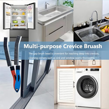 6 Pcs Crevice Cleaning Brush - Grout Scrub Brush, House Cleaning Supplies | Gap Cleaning Tools, Home Essentials, Gifts for Women Men, Hard Bristle Crevice Cleaner Brush for Household Use, Bathroom - color: 6pcs New Model