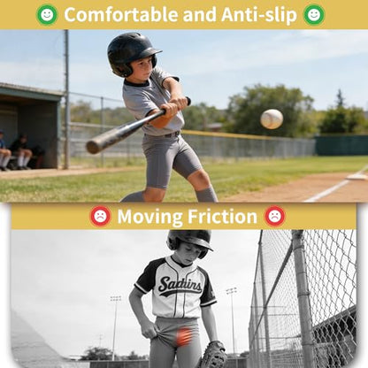 Soared Youth Baseball Cup Ages 7-12 Non-Moving Boys Sports Cups - color: Yellow