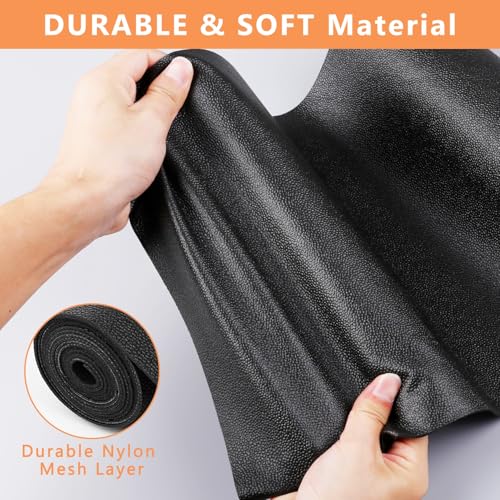 Shelf Liner for Cabinets, Drawer Non Adhesive Non Slip Foam Mat for Kitchen, Pantry, Bathroom, Cupboard, Garage, Closet, Shelves, Drawer, Tool Box, Black 13.78 x 78.7 inches