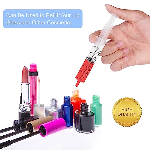 OFFCUP 10 Packs Plastic Syringes, 5 ml Syringe for Liquid Ndividually Sealed Syringes Without Needles for Oral Syringe Baby Medicine Syringe Colostrum Collector Syringes Pet Feeding Needle