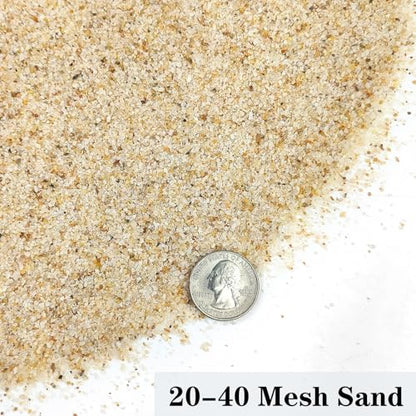 Aquarium Sand, 2lbs Beige Fish Tank Sand, Aquarium Gravel Substrate for Aquascaping, Vivariums, Terrariums, Plants and Crafts - color: Beige, size: 2 lbs