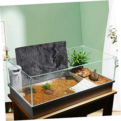 Reptile Tank Background Board 3D Natural Stone Tile Turtle Decor Fish Tank Wall Decor