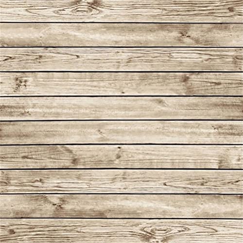 8x8ft Grunge Wooden Plank Photography Background Vintage Shabby Wood Panel Backdrop Old Striped Hardwood Board Kid Baby Adult Boy Girl Portrait Photoshoot Studio Props Video Drape Wallpaper - size: 8x8ft