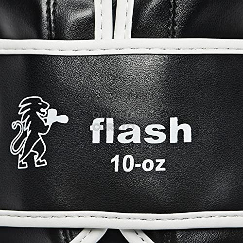 LEONE 1947, Flash Boxing Gloves - color: black, size: 10ozM
