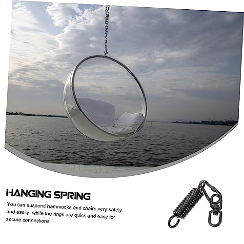 1 Set Heavy Duty Swing Spring Set of Metal Hammock Springs for Outdoor and Indoor Use for Swing Chairs Hammocks and Sandbags
