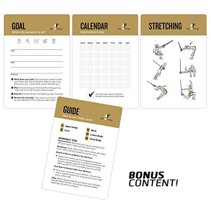 Suspension Workout Cards, Instructional Fitness Deck for Women & Men, Beginner Fitness Guide to Training Exercises at Home or Gym (Suspension, Vol 2) - style: Suspension Vol2