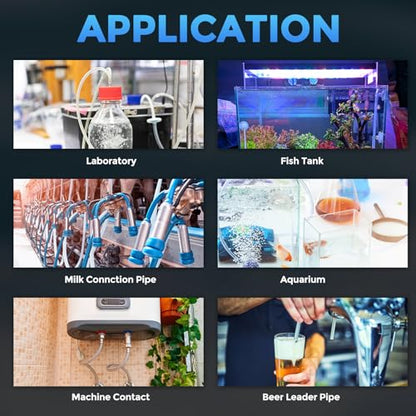 Silicone Tubing,1/4" ID x 3/8" OD Pure Silicon Tube High Temp Silicone Hose [for Home Brewing Wine Making, Beer Line, Aquaponics]-16 ft Length/Clear - size: 1/4" ID x 3/8" OD, style: 16 Feet