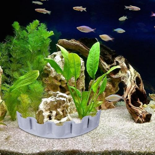 Aquarium Substrate Divider - Tank Dividers, Secure Substrate Separator | Practical Aquarium Divider, Prevents Soil Mixing, Fish Tank Substrate Fence Ideal for Freshwater Saltwater - color: B