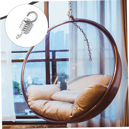 4pcs Stainless Steel Swing Springs for Hanging Chair and Hammock - size: 11.30X3.90X3.90CM