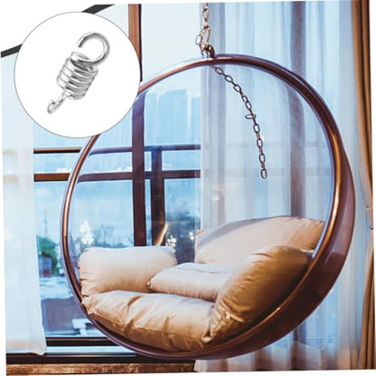 4pcs Stainless Steel Swing Springs for Hanging Chair and Hammock - size: 11.30X3.90X3.90CM