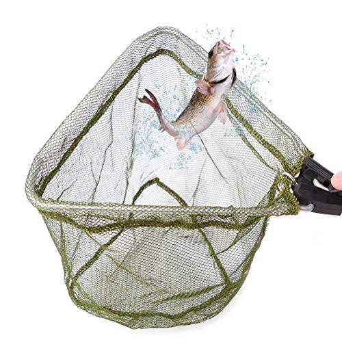 Kids Fishing Net for Lakes - Minnow Nets for Kids - Aluminum Collapsible Telescopic Fishing Pole Handle and Nylon Mesh Small Fishing net - Butterfly Nets for Kids Outdoor Playing