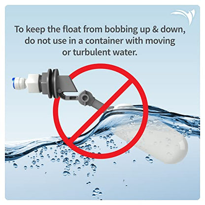 AquaticLife Auto Shut-Off Float Valve Kit for RO, RO/DI Reverse Osmosis System Units Water Filter Parts and Accessories
